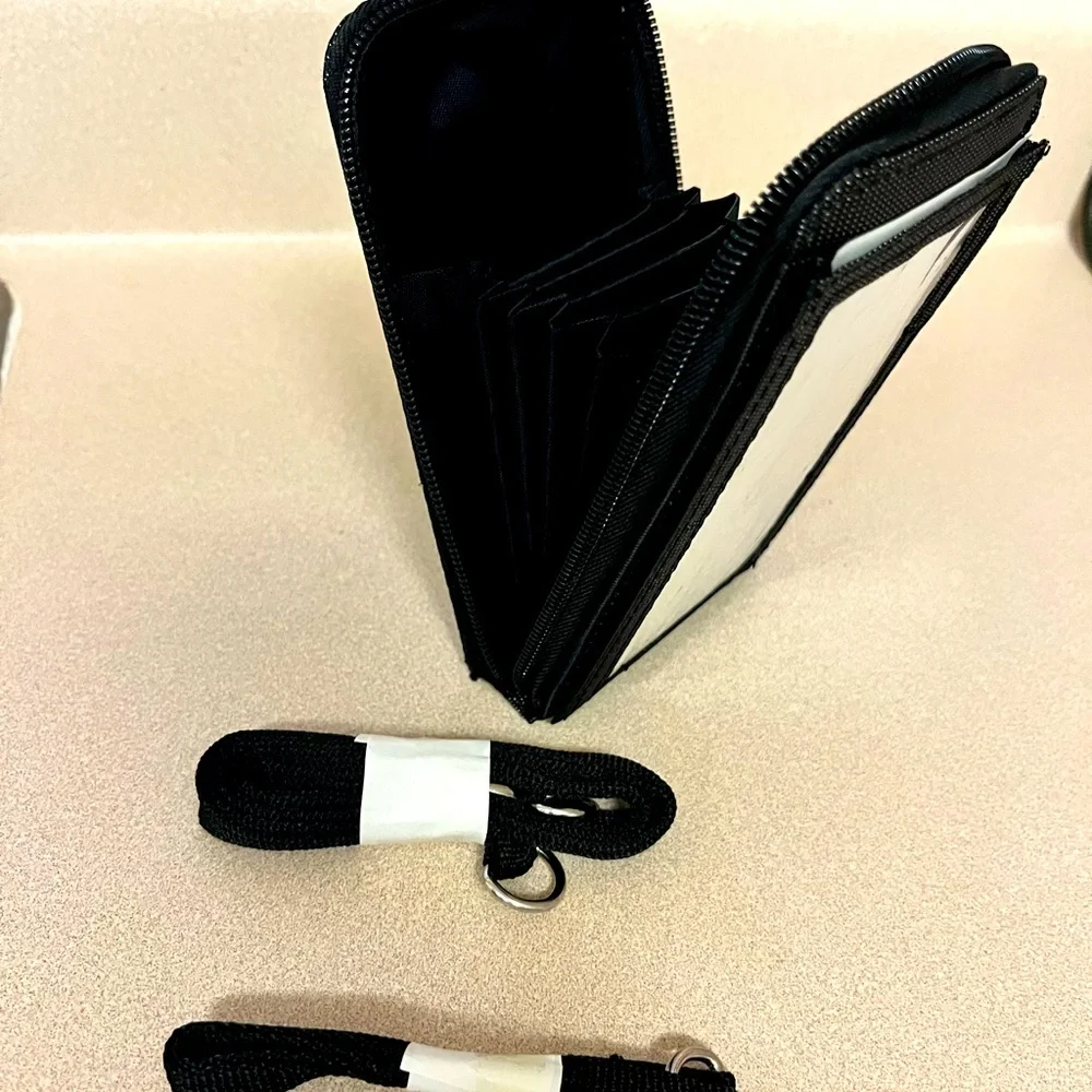 Touch Screen Purse Waterproof Nylon - Black or Brown specify your color
